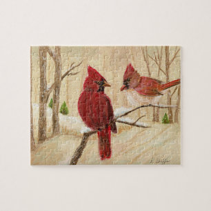 Mam's favoriete roodvogels legpuzzel