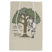 Mam's grootste woorden medium cadeauzakje (Achterkant)