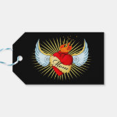 Mam's hart cadeaulabel (Achterkant Horizontaal)