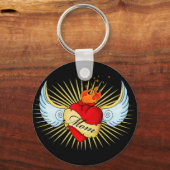 Mam's hart sleutelhanger (Voorkant)