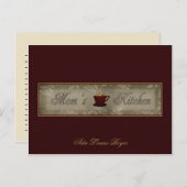 Mam's Keuken Recipe Kaarten (Voorkant / Achterkant)