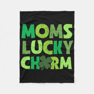 Mams Lucky Charm Ierse Klavers Kinderen Jongen Mei Fleece Deken