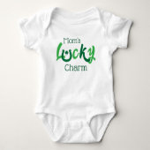 Mam's Lucky Charm |  Sint Patrick's Day Romper (Voorkant)