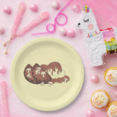 Mam's Meatloaf Home Cooking Mashed Potates Gravy Papieren Bordje (Feest)