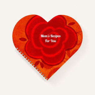 Mam's Recipes Heart Spiral Notitieboek