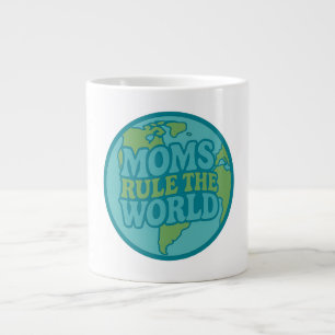 Mamsen Besturen de Wereld Groovy Globe Extra Grote Beker