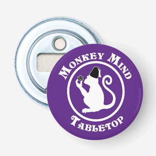 MAMT-knoppenflesopening Button Flesopener (Voorkant)