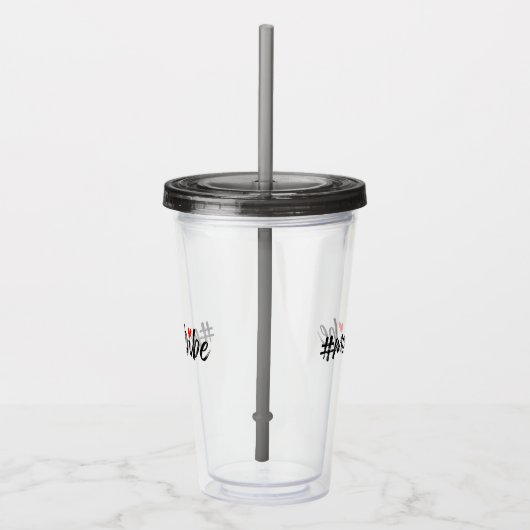 #MamTribe | Moderne Moederdag voor moederschap Acryl Drinkbeker (Rechts)