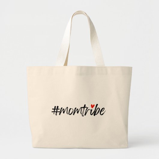 #MamTribe | Moderne Moederdag voor moederschap Grote Tote Bag (Voorkant)
