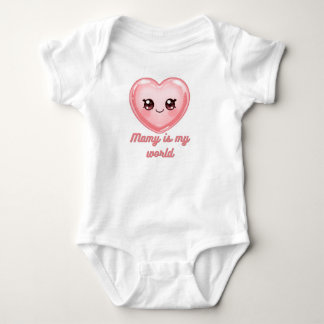 Mamy Is My World Baby Bodypakje - Cute Roze Kawaii Romper