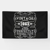 Man 1963: Myth Legend 58th Birthday Spandoek (Horizontaal)