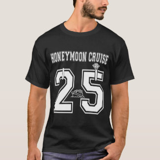 Man 2025 getrouwd huwelijksreis cruise pasgetrouwd t-shirt