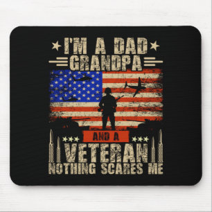 Man 4 juli _ Usa Vlag _ Een Vader Grootvader En Ee Muismat