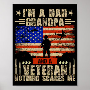 Man 4 juli _ Usa Vlag _ Een Vader Grootvader En Ee Poster