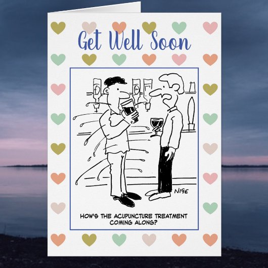 Man Acupunctie ondergaan in de Pub