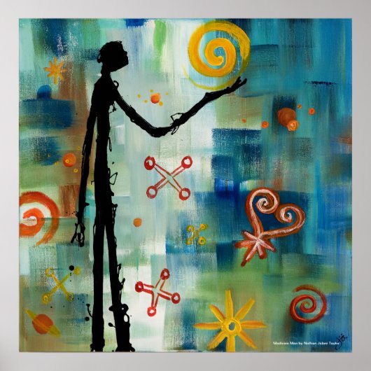 Man (Afdrukken) Poster (Voorkant)