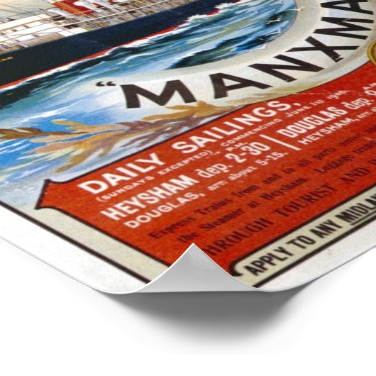 Man afdrukken poster (Hoek)