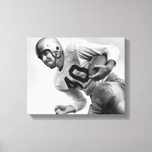 Man afspelen Football Canvas Afdruk