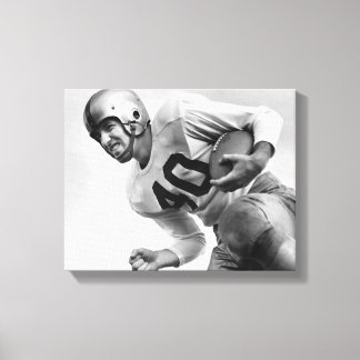 Man afspelen Football Canvas Afdruk