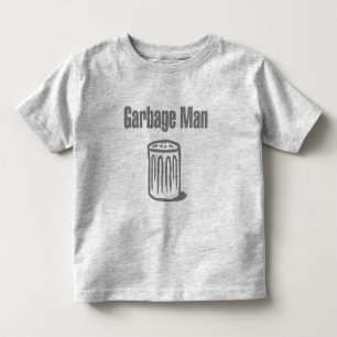 Man afval kinder shirts