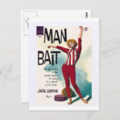 Man Bait. Briefkaart (Voorkant / Achterkant)