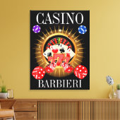 Man bedekt je casino Canvas kunst (Insitu (Woonkamer))