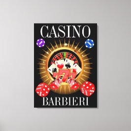 Man bedekt je casino Canvas kunst