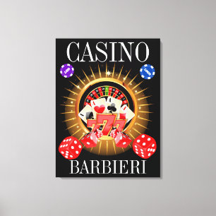 Man bedekt je casino Canvas kunst