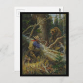  Man Beer Briefkaart (Voorkant / Achterkant)