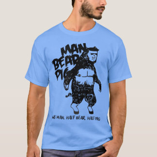 Man Beer Varkens Funny  Dierlijk Mannen T-shirt
