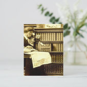 Man bekijken Stereoview kaarten  (Staand voorkant)