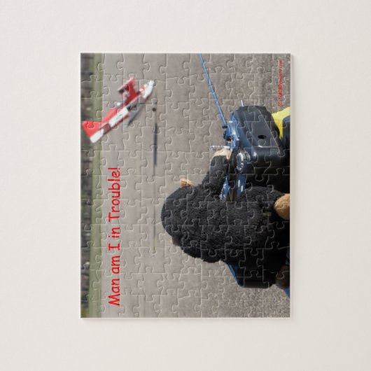 Man ben ik in de problemen! Puzzel (Verticaal)