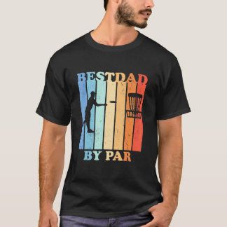 Man beste vader op Par Disk Golf Fathers Day Disk T-shirt