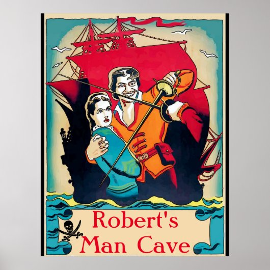 Man Bewerken naamteken bewerken Poster (Voorkant)