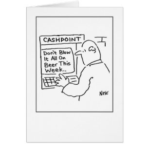 Man bij een geldmachine