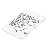 Man bij een geldmachine magneet (Linkerzijde)