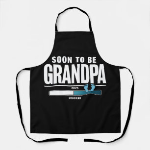 Man binnenkort opa Geschat 2025 Nieuwe opa  Schort