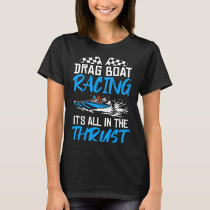 Man boot rijder drag boot race boot coureur bestuu t-shirt