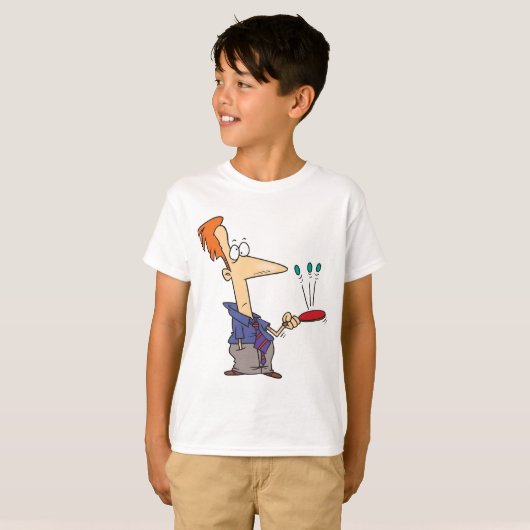 Man Bouncing Balls On A Bat T-shirt (Voorkant volledig)