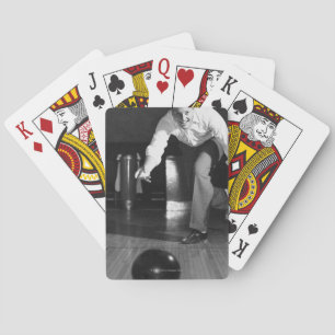 Man Bowling Pokerkaarten
