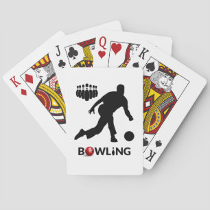 Man Bowling speelkaarten