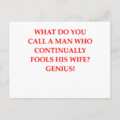 man briefkaart (Voorkant)