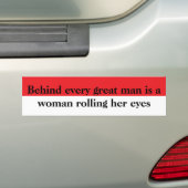 Man Bumpersticker (Op auto)