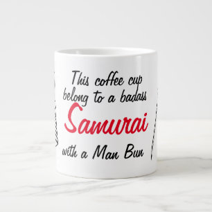 Man Bun Samurai Humor Mok