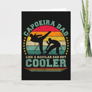 Man Capoeira Martial Arts Liefhebber Vintage Capoe Kaart