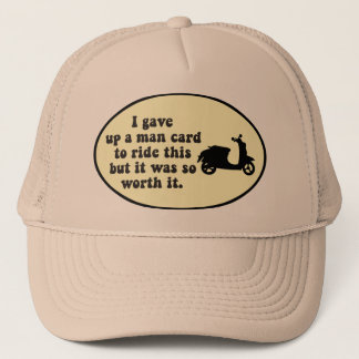 Man Card Scooter Pet