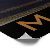 Man Cave Black Beer Poster (Hoek)