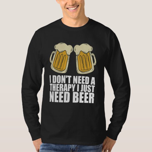 Man cave Craft beer Drunken T-shirt (Voorkant)
