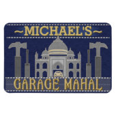 Man Cave Funny Garage Mahal Tools | Aangepaste naa Magneet (Horizontaal)