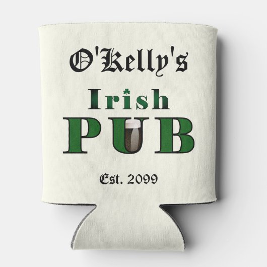 Man Cave Irish Pub Bar Tavern Blikjeskoeler (Achterkant)